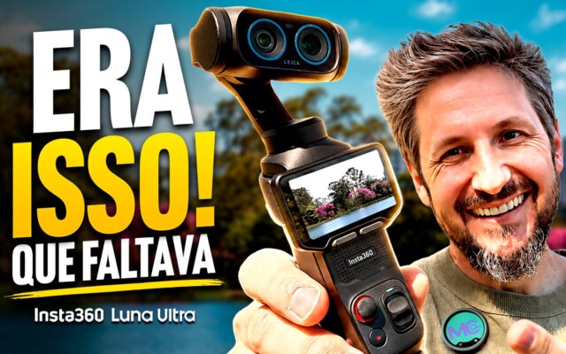 A Insta360 Luna Ultra RESOLVEU meu maior problema