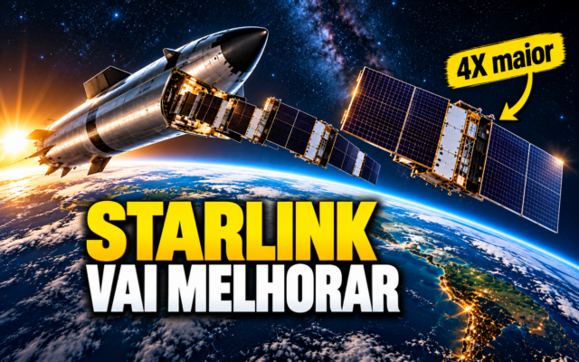 A Starlink vai ficar MAIS RÁPIDA?