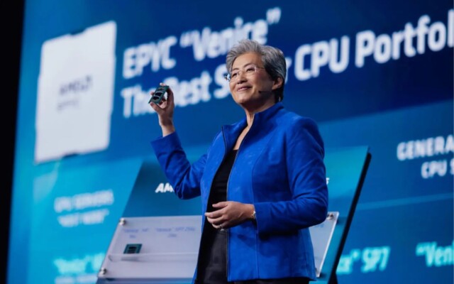 AMD alcança marca de US$ 1 trilhão em valor de mercado, com alta de quase 10% em suas ações