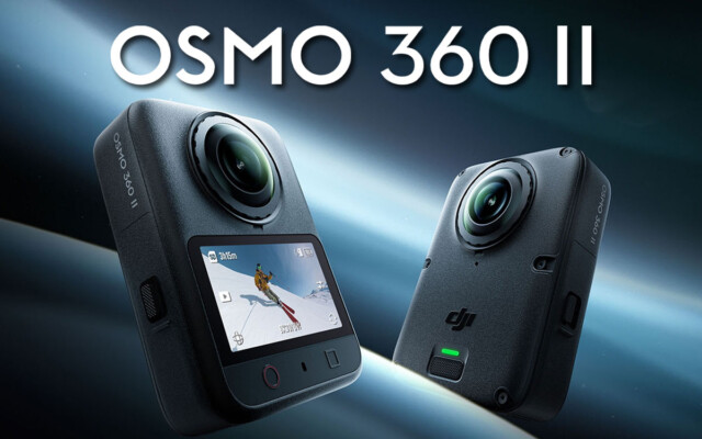 Câmera DJI OSMO 360 II é anunciada com lentes substituíveis