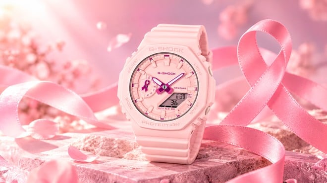 Casio lança relógio G-Shock edição especial em apoio ao Outubro Rosa