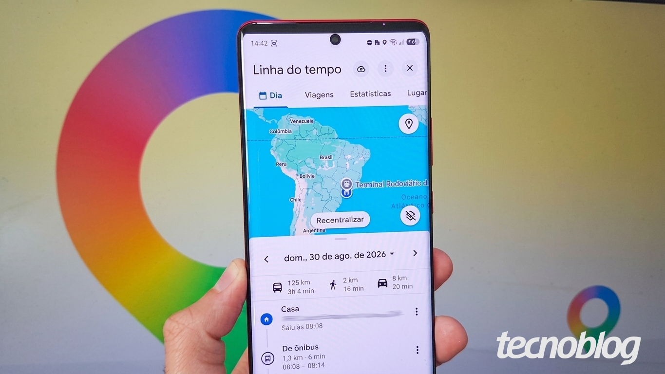 Como ver o histórico de localização pela linha do tempo no Google Maps