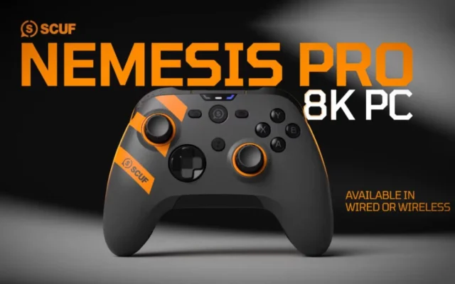 Corsair lança novos controles SCUF Nemesis Pro 8K para o PC, com TMR e 8.000Hz de polling
