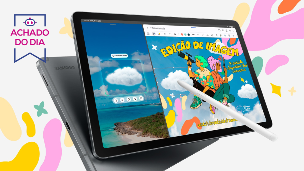 Galaxy Tab S10 Lite (256 GB) com S Pen fica mais barato na Magalu