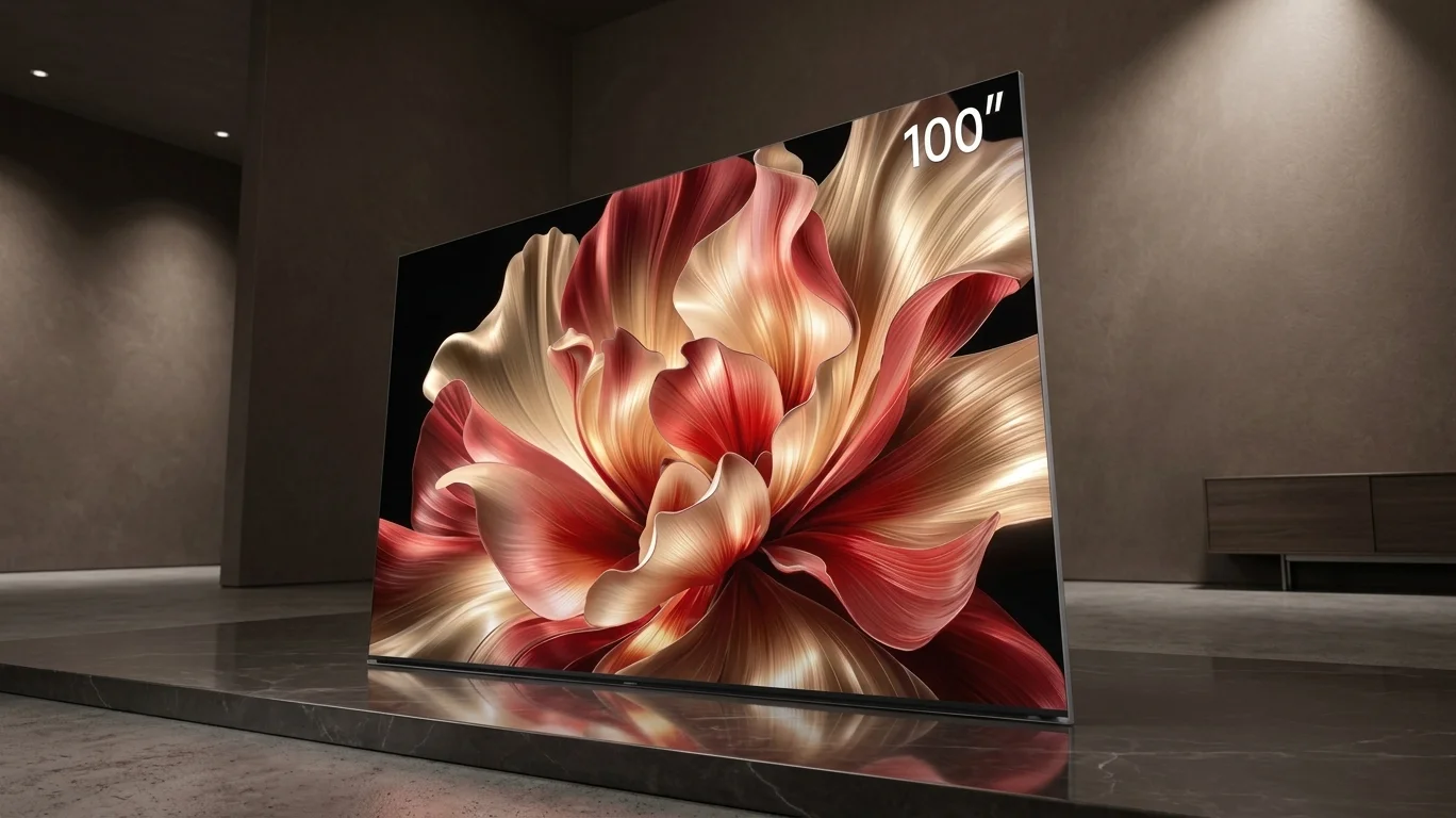 Hisense lança TV gigante que chega a 100 polegadas e promete som de cinema