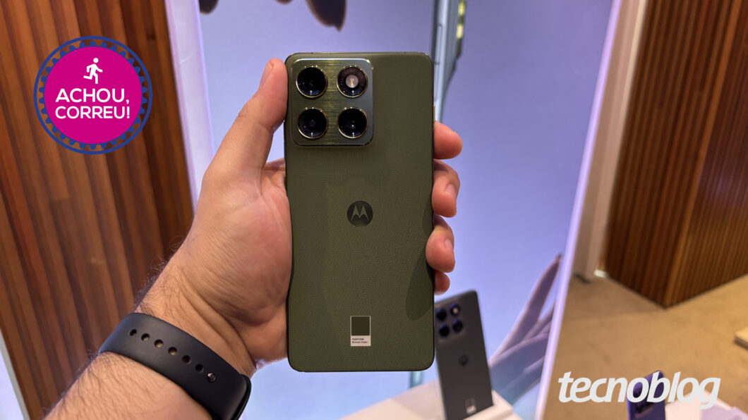 Motorola Edge 70 com corpo ultrafino tem 50% OFF no 9.9 da Amazon
