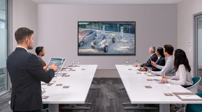 Novo monitor interativo da LG promete eliminar cabos e proteger dados de empresas