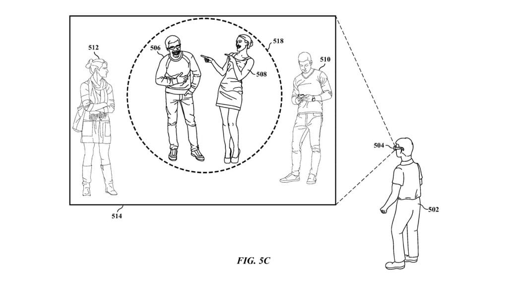 Patente da Meta mostra óculos inteligentes com reconhecimento facial