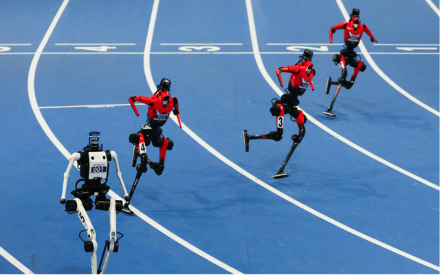 Robôs humanoides conseguem correr 100 metros mais rápido que o recorde de Usain Bolt