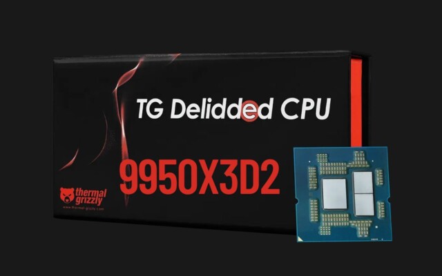 Ryzen 9 9950X3D2 ganha versão com delid e garantia pela Thermal Grizzly