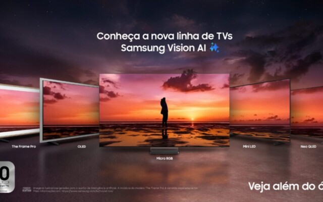 Samsung muda estratégia de TVs no Brasil e estreia Micro RGB em nova linha premium