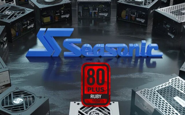 Seasonic prepara primeira fonte para PCs domésticos com selo 80 Plus Ruby