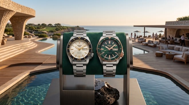 Seiko renova lendária linha 5 Sports SKX com novos relógios automáticos em aço