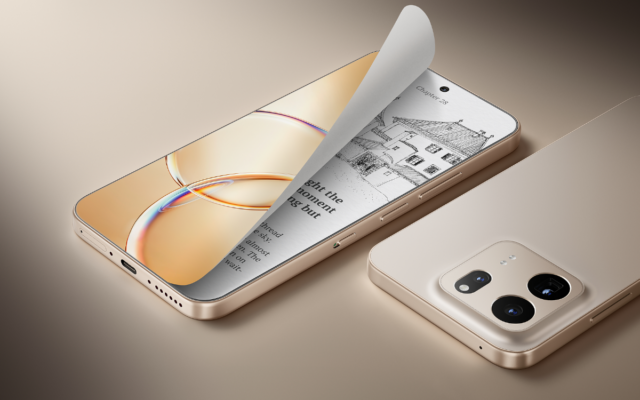 TCL cria celular que alterna entre tela de e-reader e OLED