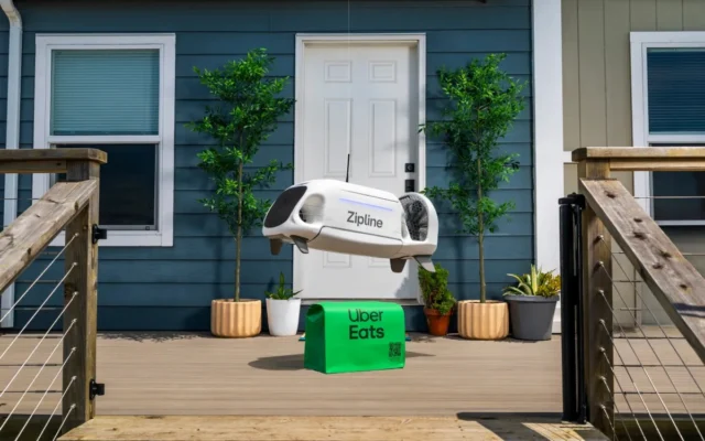 Uber Eats fará entregas por drones em nova parceria para acelerar pedidos