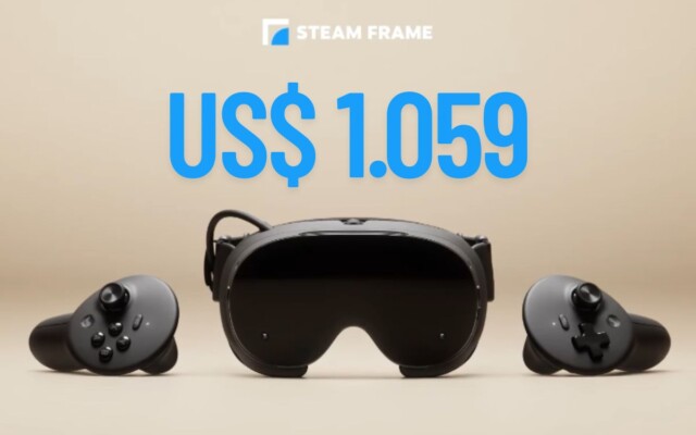 Valve revela preço oficial do Steam Frame, começando em US$ 1.059