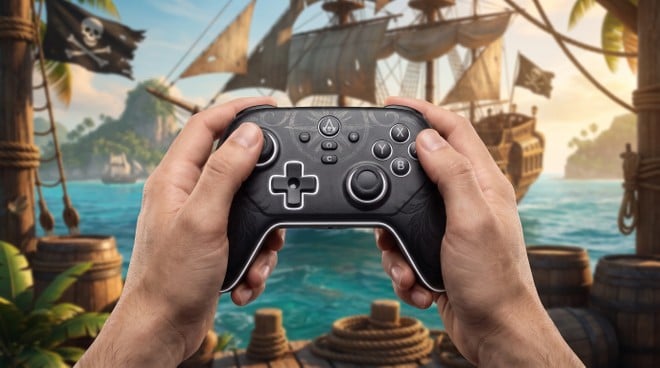 Vazamento de controle indica lançamento de Assassin's Creed Black Flag Resynced para o Switch 2